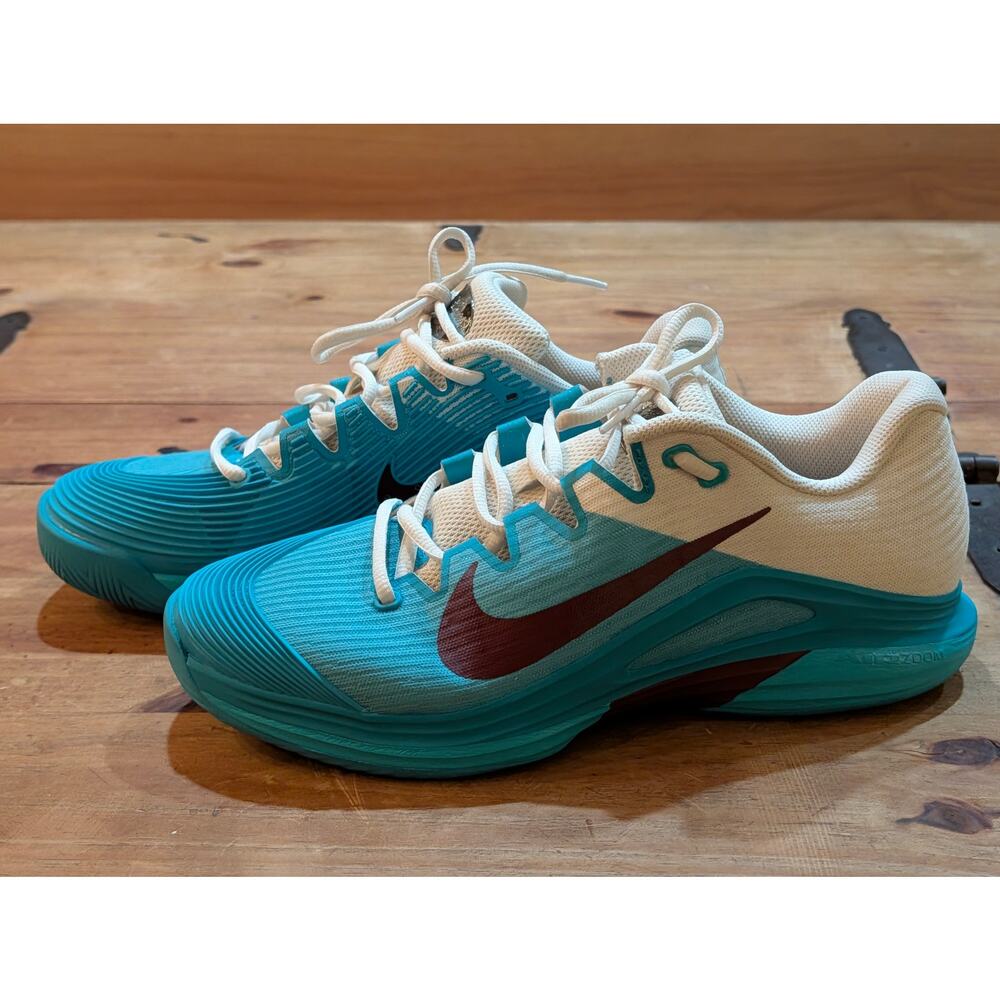 NWT Nike Zoom Vapor 11 PRM Women's 9.5 Tennis Pickleball Shoes Cactus HJ6650-300 - Picture 5 of 6